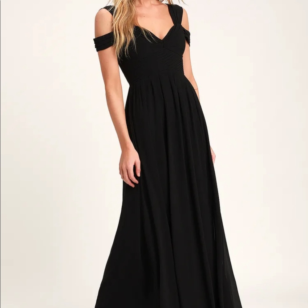 Lulus Navy Make Me Move Maxi Dress